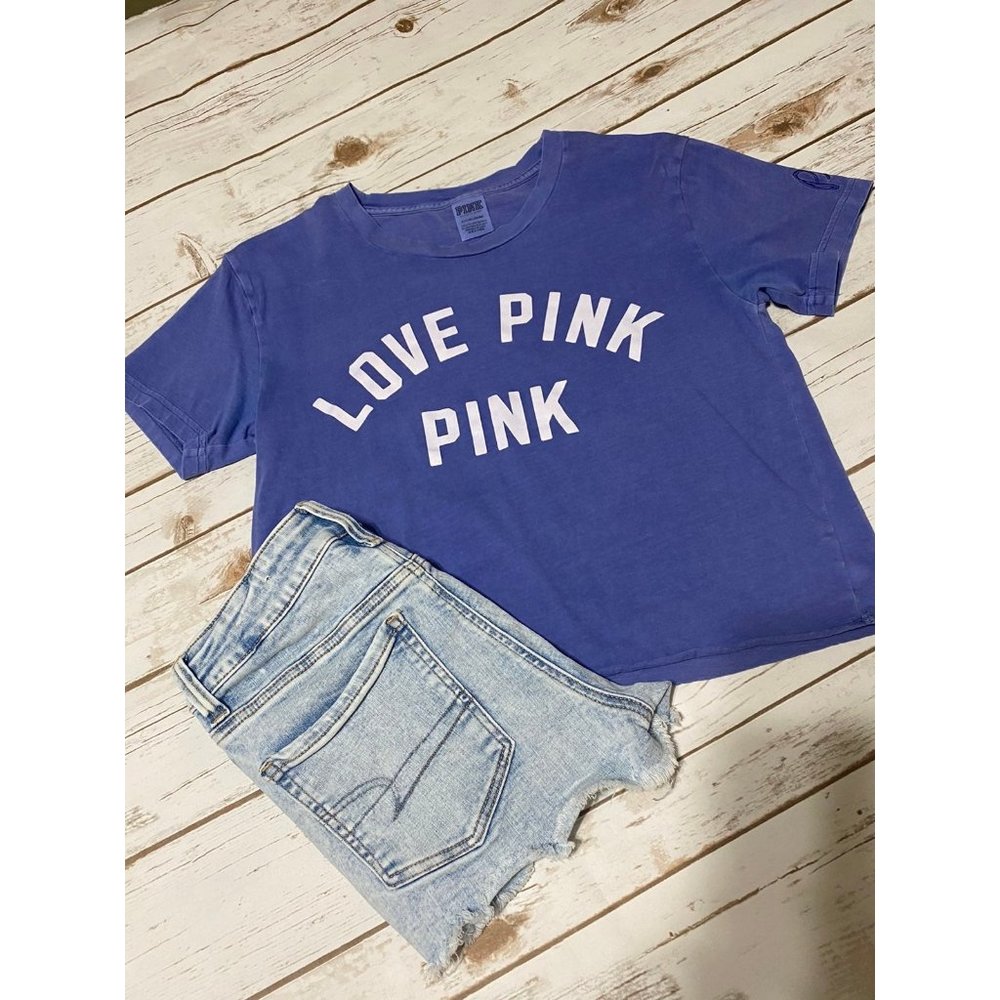 VS PINK Cropped Tee Small